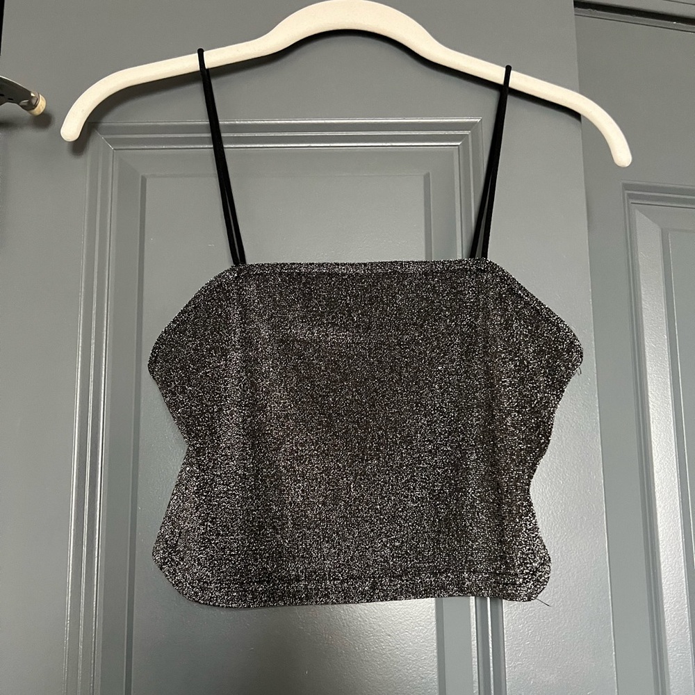Shein Sparkly Going Out Top